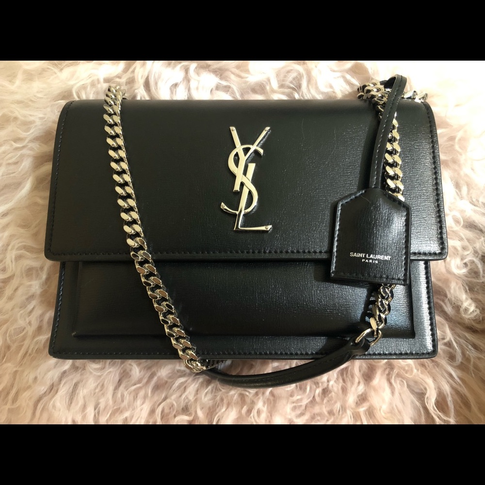 Saint Laurent sunset medium bag black